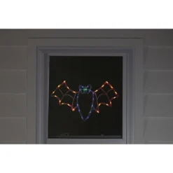 Northlight 15" Bat Halloween Window Silhouette Decoration - Orange/Blue -EEK! Deals Store GUEST 03e4cd43 f103 465f 9c35 3e75ef322003