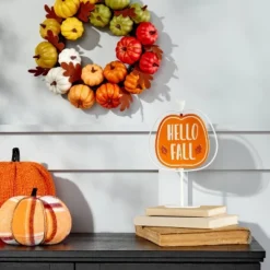 Harvest Pumpkin Halloween Wreath - Hyde & EEK! Boutique™