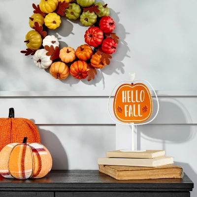 Harvest Pumpkin Halloween Wreath - Hyde & EEK! Boutique™ 1 Harvest Pumpkin Halloween Wreath - Hyde & EEK! Boutique™