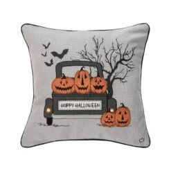 C&F Home 18" X 18" Spooky Time Embellished Throw Halloween Pillow With Light-Up LED -EEK! Deals Store GUEST 0f4c7a6c fc7b 44aa 9aec 1fc4270a241d