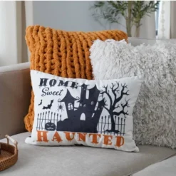 13"x18" Sweet Haunted Home LED Halloween Lumbar Throw Pillow White - Lush Décor 6 13"x18" Sweet Haunted Home LED Halloween Lumbar Throw Pillow White - Lush Décor -EEK! Deals Store GUEST 24cb9193 74bc 4434 aca5 f91cc5cfc787