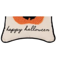 C&F Home 8" X 8" Pumpkin Jack-O-Lantern French Knot Halloween Throw Pillow -EEK! Deals Store GUEST 293b6394 5c1b 468f 99f1 ac07876b8654