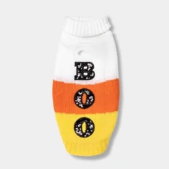 Halloween Candy Corn Boo Dog And Cat Sweater - Hyde & EEK! Boutique™