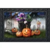 Briarwood Lane Spooky Kittens Halloween Doormat Jack O'Lanterns Cats Indoor / Outdoor 30" X 18"
