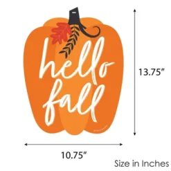Big Dot Of Happiness Fall Pumpkin - Hanging Porch Halloween Or Thanksgiving Party Outdoor Decorations - Front Door Decor - 1 Piece Sign -EEK! Deals Store GUEST 35266d9b 26de 4034 957f adde869c138d