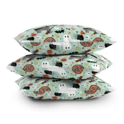 16"x16" Pet Friendly Pitbull Halloween Costumes Square Throw Pillow Green - Deny Designs -EEK! Deals Store GUEST 3669c3d4 a296 4f76 a4a8 8e487a3fdaee