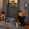 Falloween Light Up Large Raven Halloween Decorative Metal Lantern - Hyde & EEK! Boutique™