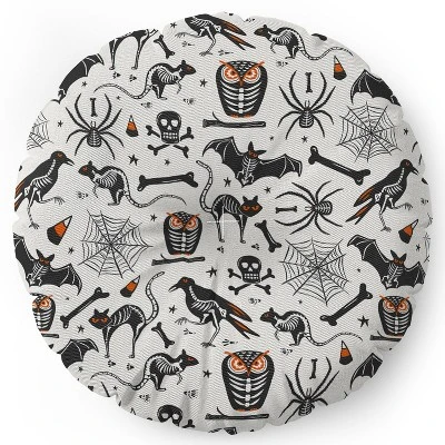 Heather Dutton Halloween XRay Round Floor Pillow - Deny Desings 1 Heather Dutton Halloween XRay Round Floor Pillow - Deny Desings