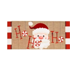 Evergreen Indoor Outdoor Doormat Bundle Set Of 5 - Frame And 4 Welcome Seasonal Inserts Santa Ho Ho Ho Halloween Thanksgiving -EEK! Deals Store GUEST 5e989a43 ffdb 447c b357 b47275efb461