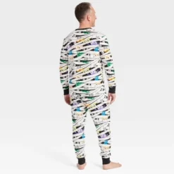 Men's Glow-In-The-Dark Mummy Halloween Matching Family Pajama Set - Hyde & EEK! Boutique™ White