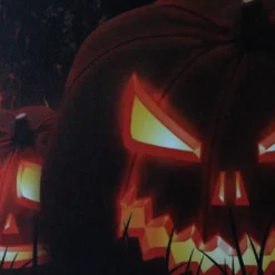 Northlight LED Lighted Jack-O-Lanterns In A Cemetery Halloween Canvas Wall Art 23.5" X 15.5" -EEK! Deals Store GUEST 70c4cd64 9478 4def 85b2 c375dd9e596f