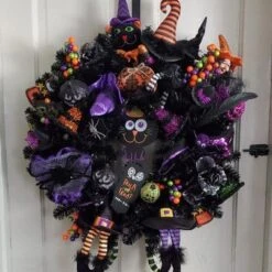 Northlight 24" Black Colorado Spruce Artificial Halloween Wreath, 24-Inch, Unlit -EEK! Deals Store GUEST 7be92a52 25a7 4e86 852a 88ea92f4c9ab