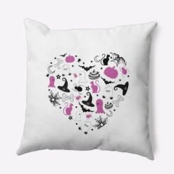 16"x16" Halloween Heart Square Throw Pillow - E By Design -EEK! Deals Store GUEST 80374880 474d 48a5 8bd8 464a9682bc9d