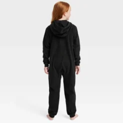 Kids' Glow-In-The-Dark Skeleton Halloween Matching Family Union Suit - Hyde & EEK! Boutique™ Black