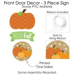 Big Dot Of Happiness Pumpkin Patch - Hanging Porch Fall, Halloween Or Thanksgiving Party Outdoor Decorations - Front Door Decor - 3 Piece Sign -EEK! Deals Store GUEST 87ca3a6d a3ef 48bb a6cc 5632ce3a11c6