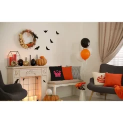 16"x16" Halloween Cats Square Throw Pillow - E By Design -EEK! Deals Store GUEST a2825eab 4df8 4ef1 9042 68cdfbe28331