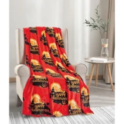 Super Spooky And Comfy Microplush Halloween Throws (50" X 60") -EEK! Deals Store GUEST a49f9437 5641 4bf3 978a f94da917eca1