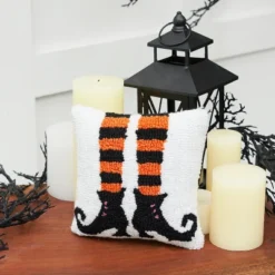 C&F Home 8" X 8" Witch Shoes Halloween Hooked Throw Pillow -EEK! Deals Store GUEST ad901a6a b0da 4231 b1f0 39ce22e7b056