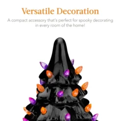Best Choice Products 15in Pre-Lit Ceramic Tabletop Halloween Tree, Holiday Decoration W/ Orange & Purple Bulb Lights -EEK! Deals Store GUEST aeeaf391 9ee7 41f0 9905 5a5aab1559c5