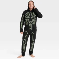 Men's Glow-In-The-Dark Skeleton Halloween Matching Family Union Suit - Hyde & EEK! Boutique™ Black -EEK! Deals Store GUEST af8f9965 5f00 45d9 8981 764408b3bded