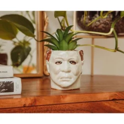 Silver Buffalo Halloween Michael Myers 3-Inch Ceramic Mini Planter With Artificial Succulent -EEK! Deals Store GUEST b1af693a 4ac7 46e9 b5bc 531be4b3e89a