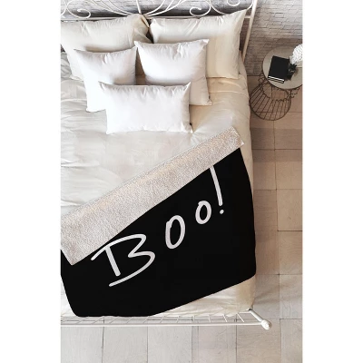 Lisa Argyropoulos Halloween Boo Throw Blanket - Deny Designs 2 Lisa Argyropoulos Halloween Boo Throw Blanket - Deny Designs - Image 2