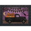 Briarwood Lane Halloween Truck Doormat Jack O'Lanterns Indoor / O
