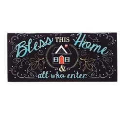 Evergreen Indoor Outdoor Doormat Bundle Set Of 5 - Frame And 4 Welcome Seasonal Inserts Halloween Christmas Thanksgiving Bless This Home -EEK! Deals Store GUEST c4aedcd1 19c7 4c56 b1b8 8f6ab6ea316a