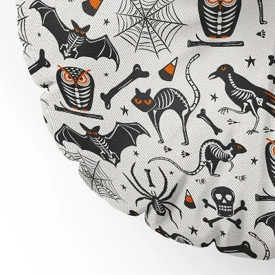 Heather Dutton Halloween XRay Round Floor Pillow - Deny Desings 2 Heather Dutton Halloween XRay Round Floor Pillow - Deny Desings - Image 2