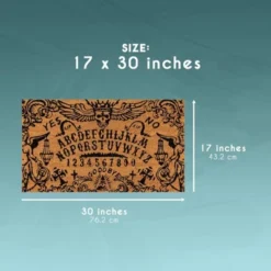 Juvale Halloween Ouija Board Coir Door Mat Welcome Doormat Indoor Outdoor Nonslip Front Rugs 30 X 17 -EEK! Deals Store GUEST d110719b 935e 446c b61d c54b6f0fb4db