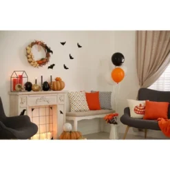 16"x16" Halloween Critters Square Throw Pillow - E By Design -EEK! Deals Store GUEST d1e4211c c9ce 4406 8f9a 6fc9a7630a2a