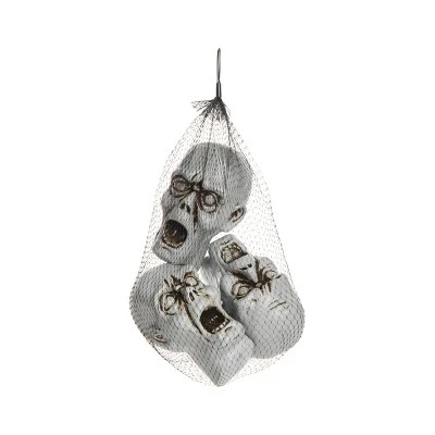 Gallerie II Zombie Heads In Mesh Bag Set Of 3 Halloween Decor 1 Gallerie II Zombie Heads In Mesh Bag Set Of 3 Halloween Decor