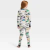 Kids' Glow-In-The-Dark Mummy Halloween Matching Family Pajama Set - Hyde & EEK! Boutique™ White