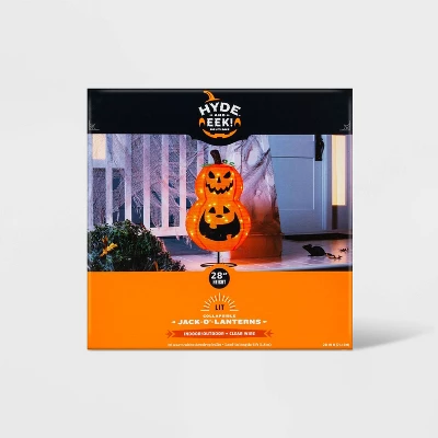 LED Collapsible Jack-O'-Lantern Halloween Novelty Sculpture Light - Hyde & EEK! Boutique™ 3 LED Collapsible Jack-O'-Lantern Halloween Novelty Sculpture Light - Hyde & EEK! Boutique™ - Image 3
