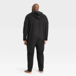 Men's Glow-In-The-Dark Skeleton Halloween Matching Family Union Suit - Hyde & EEK! Boutique™ Black