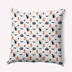 16"x16" Halloween Critters Square Throw Pillow - E By Design -EEK! Deals Store GUEST ef40bb29 4e94 4a16 af1e a8a8873525e8