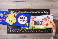 Evergreen Indoor Outdoor Doormat Bundle Set Of 5 - Frame And 4 Welcome Seasonal Inserts Winter Cardinal Halloween Thanksgiving Christmas -EEK! Deals Store GUEST f0f33bb2 b1fb 4ef9 88ac 6e6bc3e967ba