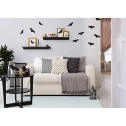 16"x16" Halloween Critters Square Throw Pillow - E By Design -EEK! Deals Store GUEST f22f84df 6aa0 465f 8c51 4c3e803a53ab