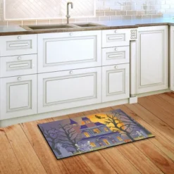 Briarwood Lane Haunted House Party Halloween Doormat Full Moon Indoor / Outdoor 30" X 18" -EEK! Deals Store GUEST f7c756ae f68d 4c63 acb5 32a467e87e25