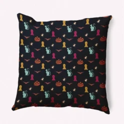 16"x16" Halloween Critters Square Throw Pillow - E By Design -EEK! Deals Store GUEST ff1ba1c6 30b2 404c a014 251d4fc4709b